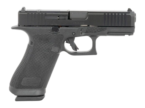 Glock U64550201 G45 Gen6 Crossover Frame 9mm Luger 10+1 4.02" Black GMB Barrel, Black nDLC Steel Optic Ready/Serrated Slide, Black Polymer Frame w/Accessory Rail, Interchangeable Backstrap Grip, Ambid