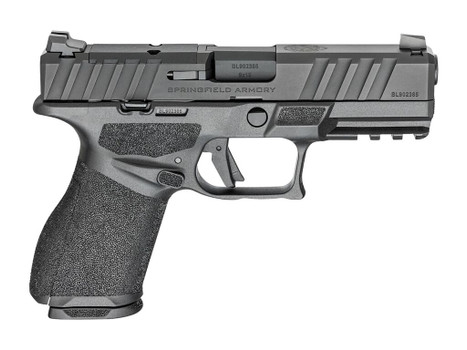 Springfield Armory ECA9409BLC Echelon Alpha 40.C 9mm Luger 10+1 4" Black Melonite Barrel & Optic Ready/Serrated Slide, Black Polymer Frame w/Picatinny Rail Adaptive Texture Grip