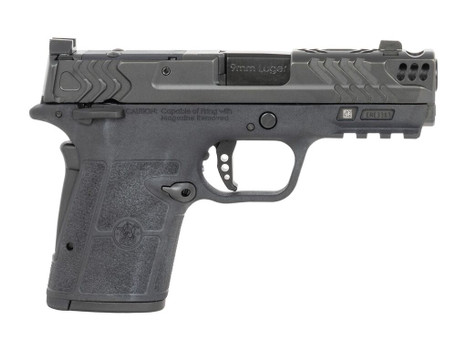 Smith & Wesson 14412 Performance Center Equalizer Micro-Compact Frame 9mm Luger 10+1 3.68" Black Armornite Stainless Steel Barrel & Optic Ready/Ported/Serrated Slide, Black Polymer Frame w/Picatinny R