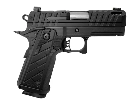 Live Free Armory HG8645-N Apollo 11 V2 Sub-Compact 9mm Luger 18+1 3.35" Stainless Barrel, Black Cerakote Steel Optic Ready/Serrated Slide, Black Cerakote Steel Frame w/Beavertail & Picatinny Rail, Bla