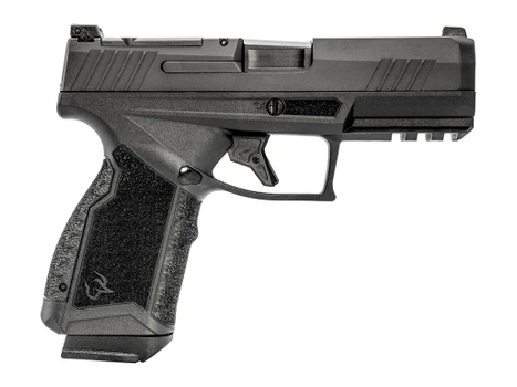 Taurus 1-GX4C38031 GX4 T.O.R.O. Carry Frame 380 ACP 15+1 3.70" Black DLC Barrel, Black Gas Nitride Stainless Steel Optic Ready/Serrated Slide, Black Stainless Steel Frame w/Picatinny Rail, Interchange