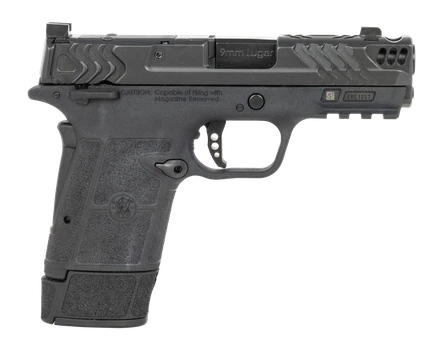Smith & Wesson 14411 Performance Center Equalizer Micro-Compact Frame 9mm Luger 15+1 3.68" Black Armornite Stainless Steel Barrel & Optic Ready/Ported/Serrated Slide, Black Polymer Frame w/Picatinny R