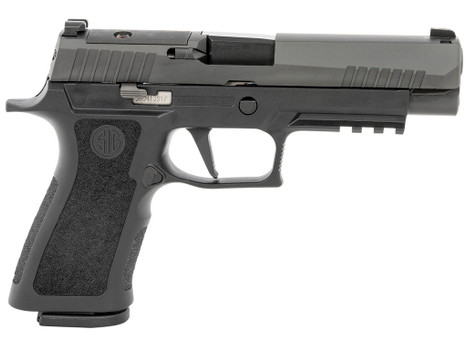 Sig Sauer 320XF9BXR3PR2 P320 XFull 9mm Luger 17+1 4.70" Carbon Steel Barrel, Black Nitron Optic Ready/Serrated SS Slide, Black Stainless Steel Frame w/Picatinny Rail, Black XCarry Medium Polymer Grips