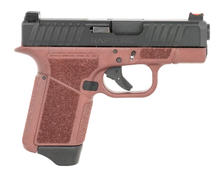 Gforce Arms GF932512CB Rapture  Sub-Compact Frame 9mm Luger 12+1 3.25" Black Steel Barrel, Black Steel Optic Cut/Serrated Slide, Red Cerakote Polymer Frame, Shield RMSc/RMR Footprint                  