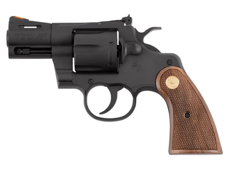 Colt Mfg PYTHONBM2WTS Python 357 Mag 38 Special 6 Shot 2.50" Matte Blued Carbon Steel Barrel, Cylinder & Frame, Exposed Hammer