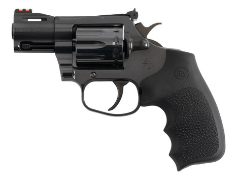 Colt Mfg KCOBRA22-BP2RFO King Cobra Target 22 LR 10rd Shot 2" Blued Vent Rib Barrel, Blued Carbon Steel Cylinder & Frame, Black Hogue Overmolded Grip, Exposed Hammer