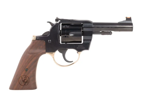 Henry H017GDMA Big Boy Deadeye 357 Mag/38 Special 6 Shot 4" Blued Round Barrel, Blued Cylinder, Blued Polished Steel Frame, American Walnut Gunfighter Grip, Transfer Bar Safety, Exposed Hammer