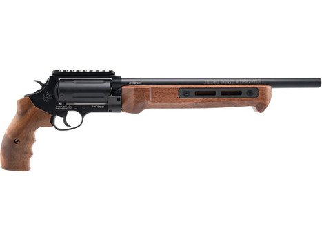 Taurus 2-JHD441013MAG-W Judge 45 Colt (Long Colt)/410 Gauge 5 Shot 13" Matte Black Oxide Picatinny Rail Barrel, Cylinder & Alloy Steel Frame, Walnut Grip