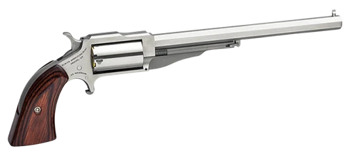 North American Arms 18606 Earl Hogleg *CA Compliant 22 WMR 5 Shot 6" Satin Stainless Steel Barrel, Satin Stainless Steel Frame, Stainless Cylinder, Wood Grip, Exposed Hammer                           