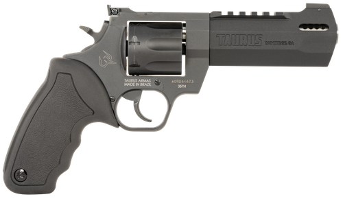 Taurus 2357051RH Raging Hunter  357 Mag 7rd 5.12" Matte Black Oxide Steel Black Rubber with Integrated Red Cushion Insert Grip                                                                          