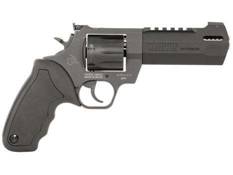 Taurus 2357051RH Raging Hunter 357 Mag 7rd 5.12" Matte Black Oxide Steel Black Rubber with Integrated Red Cushion Insert Grip