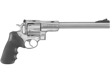 Ruger 5502 Super Redhawk Large Frame 44 Rem Mag/44 Special 6rd 9.50" Satin Stainless Steel w/Integral Mount Barrel, Satin Cylinder & Frame, Hogue Tamer Monogrip, Transfer Bar Safety, Exposed Hammer