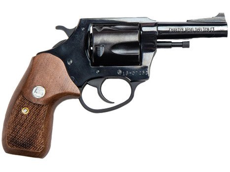 Charter Arms 34431 Bulldog Special Classic Large 44 Special, 5 Shot 3" Blued Carbon Steel Barrel, Cylinder & Frame w/Wood Grip
