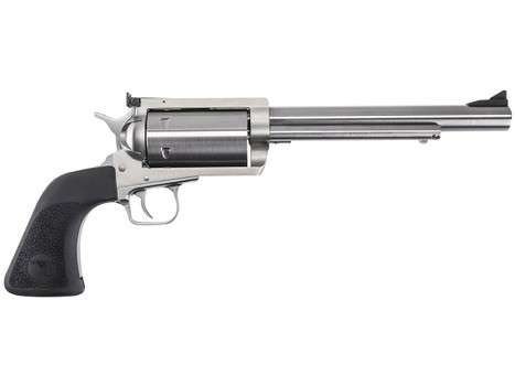 Magnum Research BFR303076 BFR Extra Large 30-30 Win 6 Shot 7.50" Brushed Rifled Steel Barrel & Cylinder, Stainless Steel Frame, Black Hogue Rubber Grip, Exposed Hammer