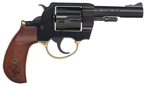 Henry H017BDM Big Boy  38 Special/357 Mag 6 Shot 4" Blued Round Steel Barrel, Polished Blued Steel Frame w/Birdshead Walnut Grip                                                                        