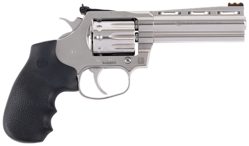 Colt Mfg KCOBRA22-SP4RFO King Cobra Target 22 LR 10 Shot, 4.25" Stainless Steel Barrel, Cylinder & Frame, Black Hogue Overmolded Grips                                                                  