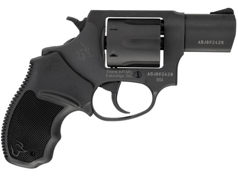 Taurus 2-85621 856 *CA Compliant Small 38 Special +P 6 Shot 2" Matte Black Carbon Steel Barrel, Cylinder & Frame, Black Finger Grooved Rubber Grip, Transfer Bar Safety, Exposed Hammer