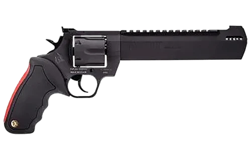 Taurus 2500101RH Raging Hunter  Large Frame 500 S&W Mag 5rd 10" Black Ported/Target Crown Barrel, Black Cylinder, Black Steel Frame, Black Rubber Grip                                                  