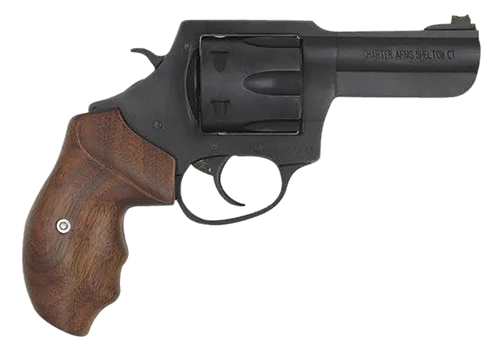 Charter Arms 63270 Professional  32 H&R Mag, 7 Shot 3" Black Nitride Steel Barrel, Cylinder & Frame w/Walnut Finger Grooved Grip                                                                        