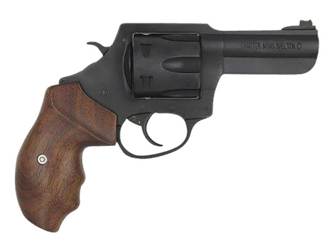 Charter Arms 63270 Professional 32 H&R Mag, 7 Shot 3" Black Nitride Steel Barrel, Cylinder & Frame w/Walnut Finger Grooved Grip