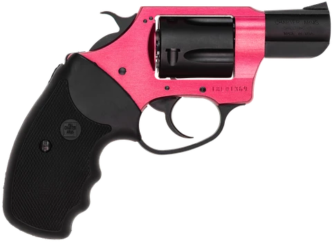 Charter Arms 53824 Undercover Lite Small 38 Special, 5 Shot 2" Black Passivate Stainless Steel Barrel & Cylinder, Red Aluminum Frame w/Black Finger Grooved Rubber Grip, Exposed Hammer                 