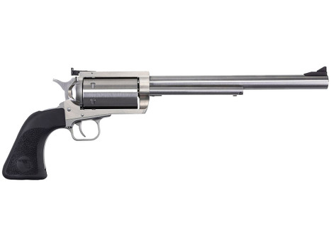 Magnum Research BFR30306 BFR Extra Large 30-30 Win 6 Shot 10" Brushed Stainless Steel Barrel & Cylinder, Stainless Steel Frame, Black Hogue Rubber Grip, Exposed Hammer