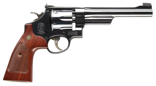 Smith & Wesson 150341 Model 27 Classic 357 Mag or 38 S&W Spl +P Blued Carbon Steel 6.50" Barrel, 6rd  Cylinder & N-Frame, Checkered Square Butt Walnut Grip                                             