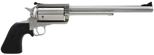 Magnum Research BFR500SW10 BFR Long Cylinder Large Frame 500 S&W Mag 5 Shot, 10" Brushed Stainless Steel Barrel, Cylinder & Frame, Black Rubber Grip, Exposed Hammer                                    