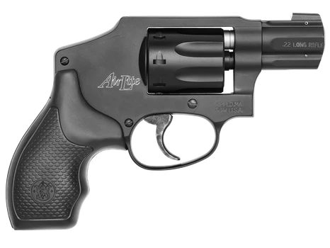 Smith & Wesson 103043 Model 43 Classic 22 LR 8 Shot 1.88" Black Stainless Steel Barrel, Black Aluminum  Cylinder & J-Frame, Snag-free Internal Hammer, No Lock                                          