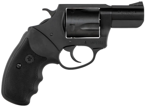 Charter Arms 63520 Mag Pug  Large 357 Mag, 5 Shot 2.20" Black Nitride Steel Barrel, Cylinder & Frame w/Black Finger Grooved Rubber Grip                                                                 