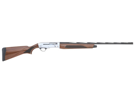 TriStar 24264 Viper G2 Pro Tristar Select 28 Gauge Semi-Auto 2.75" 5+1 28" Vent Rib Barrel Forend Silver Cerakote Receiver Receiver Semi-Gross Turkish Walnut Stock