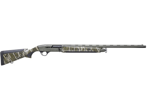 Pointer REXPFT12CAMO Field Tek FT12 Full Size 12 Gauge Semi-Auto 3" 5+1 28" OD Green Cerakote Vent Rib Barrel, OD Green Cerakote Aluminum Receiver, Fixed Mossy Oak Bottomland Synthetic Stock