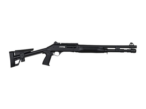 Panzer Arms PAM4TSSBSS M4 Semi-Auto 3" 5+1 18.50" Black Barrel, Black Aluminum Receiver w/Picatinny Rail, Black Skeleton Synthetic Stock & Grip