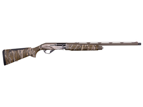 Weatherby XTB2024MAG Sorix Turkey Compact 20 Gauge Semi Auto 3.50" 2+1 24" Burnt Bronze Cerakote Vent Rib Barrel & Drilled & Tapped Receiver, Fixed Mossy Oak Bottomland Synthetic Stock, Ambidextrous