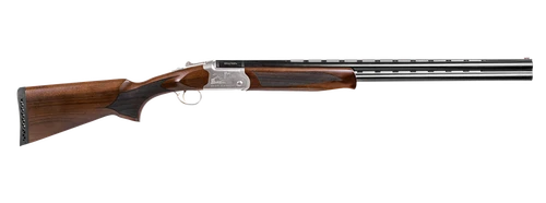 Girsan  Balikli Blue Label 20 Gauge Break Open 2.50" 2rd 26" Blue Polished Over/Under Vent Rib Barrel, Engraved Silver Aluminum Receiver, Fixed Turkish Walnut Stock, 5 Mobil Chokes                    