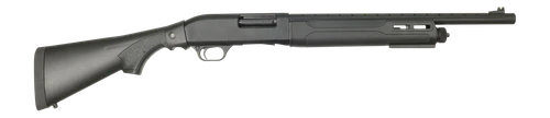 Tokarev USA 21000430 TSP  12 Gauge Pump 3" 4+1 18.50" Black Heat Shield Barrel, Black Drilled & Tapped Aluminum Receiver, Fixed Black Synthetic Stock                                                   