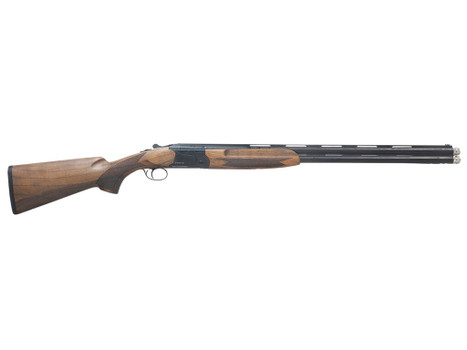 Pointer REXFT912BBW12 FT912 Field Trek Full Size 12 Gauge Break Open 3" 2rd 28" Black Over/Under Vent Rib Barrel, Black Steel Receiver, Fixed Walnut Stock, Ambidextrous