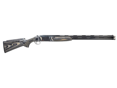 Pointer REXST912BBL12 FT912 Sport Trek Full Size 12 Gauge Break Open 3" 2rd 28" Black Over/Under Vent Rib Barrel, Black Steel Receiver, Adj Comb Gray Laminate Stock, Ambidextrous