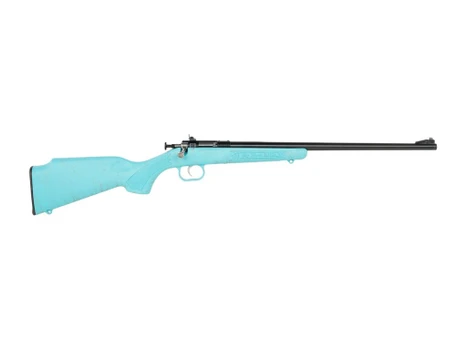 Crickett KSA2346 My First Rifle Gen2 22 LR 1rd 16.10" Blued Single Shot Barrel, Drilled & Tapped Receiver, Blue w/Gold Webbing Fixed Synthetic Stock