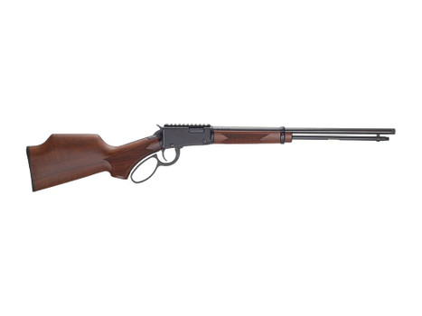 Henry H001PGC22M Bandit 22 WMR 12+1 18.50" Blued Threaded Barrel, Black Aluminum Receiver w/Picatinny Rail, American Walnut Monte Carlo Stock