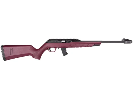 Derya Firearms TM22.STAN.BC.18 TM22 Standard Full Size 22 LR 10+1 18" Black Target Barrel, Black Anodized Aluminum Receiver w/Picatinny Rail, Black Cherry Adjustable Polymer Stock