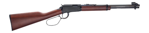 Henry H001R22M Classic Carbine 22 WMR 10+1 16.50" Blued Round Barrel, Black Aluminum Grooved Receiver, American Walnut Straight Grip Stock                                                              
