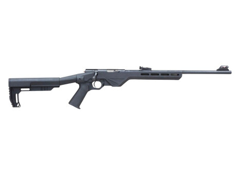Citadel CIT22LRBLTBNT Trakr 22 LR 5+1 18" Matte Black Chrome Barrel & Drilled & Tapped Receiver, Black Tactical Synthetic Stock, Black Polymer Grip
