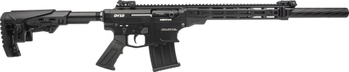 Derya Firearms DY1220US Namlu DY12 12 Gauge Semi-Auto 3" 5+1 20" Black Melotine Threaded Barrel, Black Anodized Aluminum Receiver w/Picatinny Rail, Black Adjustable Polymer Stock & Pistol Grip        