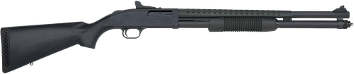 Mossberg 50693 590 Persuader 12 Gauge 8+1 3" 20" Cylinder Bore Heat-Shield Barrel, Matte Blued Metal Finish, Drilled & Tapped Receiver, Ghost Ring Sight, Synthetic Stock                               