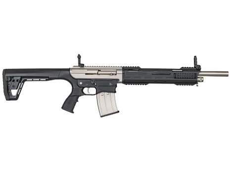 Tokarev USA 21000102 TAR MP 12 Gauge Semi-Auto 3" 5+1 18.50" Electroless Nickel Stainless Steel Barrel, Electroless Nickel Aluminum Receiver w/Picatinny Rail, M-LOK Handguards, Black Polymer Stock