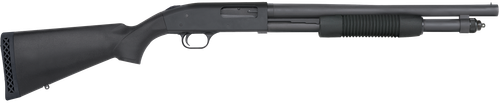 Mossberg 50778 590 Tactical 12 Gauge 6+1 3" 18.50" Cylinder Bore Barrel, Matte Blued Metal Finish, Dual Extractors, Drilled & Tapped Receiver, Synthetic Stock                                          