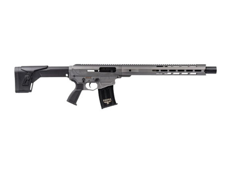 Panzer Arms PAAR12GLF AR12 G5 Semi-Auto 5+1 18.50" Gray Cerakote Aluminum/Polymer Receiver w/Picatinny Rail, M-LOK Handguards, Black Synthetic Stock