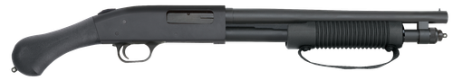 Mossberg 50657 590 Shockwave 20 Gauge Pump 3" 5+1 14.38" Matte Blued Heavy-Walled Barrel, Drilled & Tapped Matte Blued Stainless Steel Receiver, Black Raptor Birdshead Grip                            