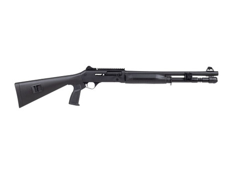 Panzer Arms PAM4TSSB M4 Semi-Auto 3" 5+1 18.50" Black Barrel, Black Aluminum Receiver w/Picatinny Rail, Black Fixed Synthetic Stock, Black Polymer Grip